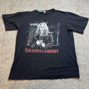 Miranda Lambert Shirt‎ Mens Medium Black Country Music Concert Tour Tee Graphic